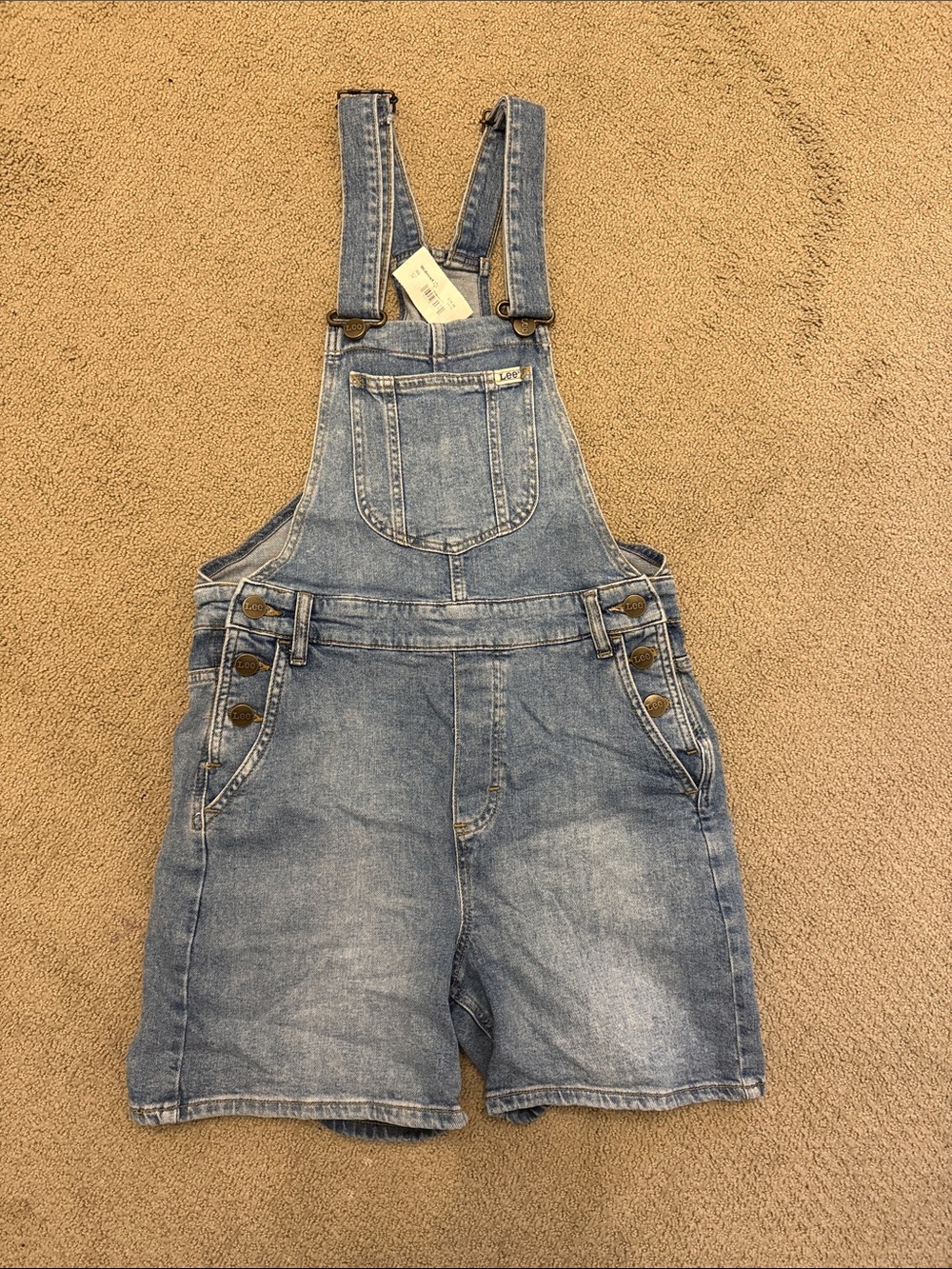 Lee Light Blue Denim Overalls